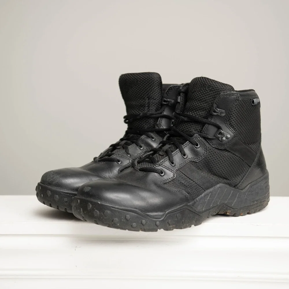 Danner Scorched Black Waterproof Tactical Work Boots Sz 13 GorpCore Combat Biker